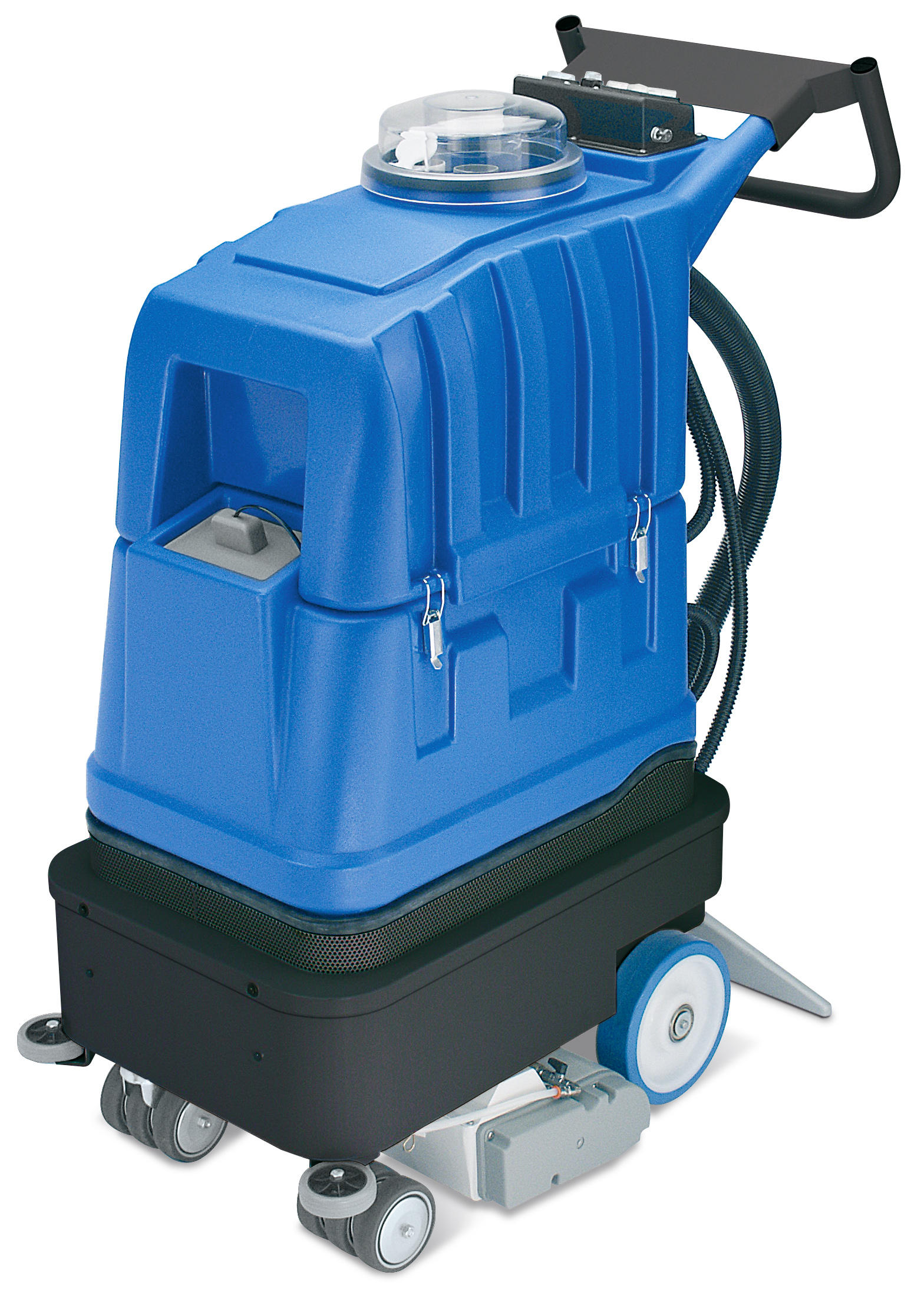 ELITE BATTERY, Vorwärtsfahrende batteriebetriebene Maschine mit rotierender Bürste, 50 Liter, Reinigungsbreite 50 cm, 1 x 850W dreistufiger Motor mit hoher Saugleistung