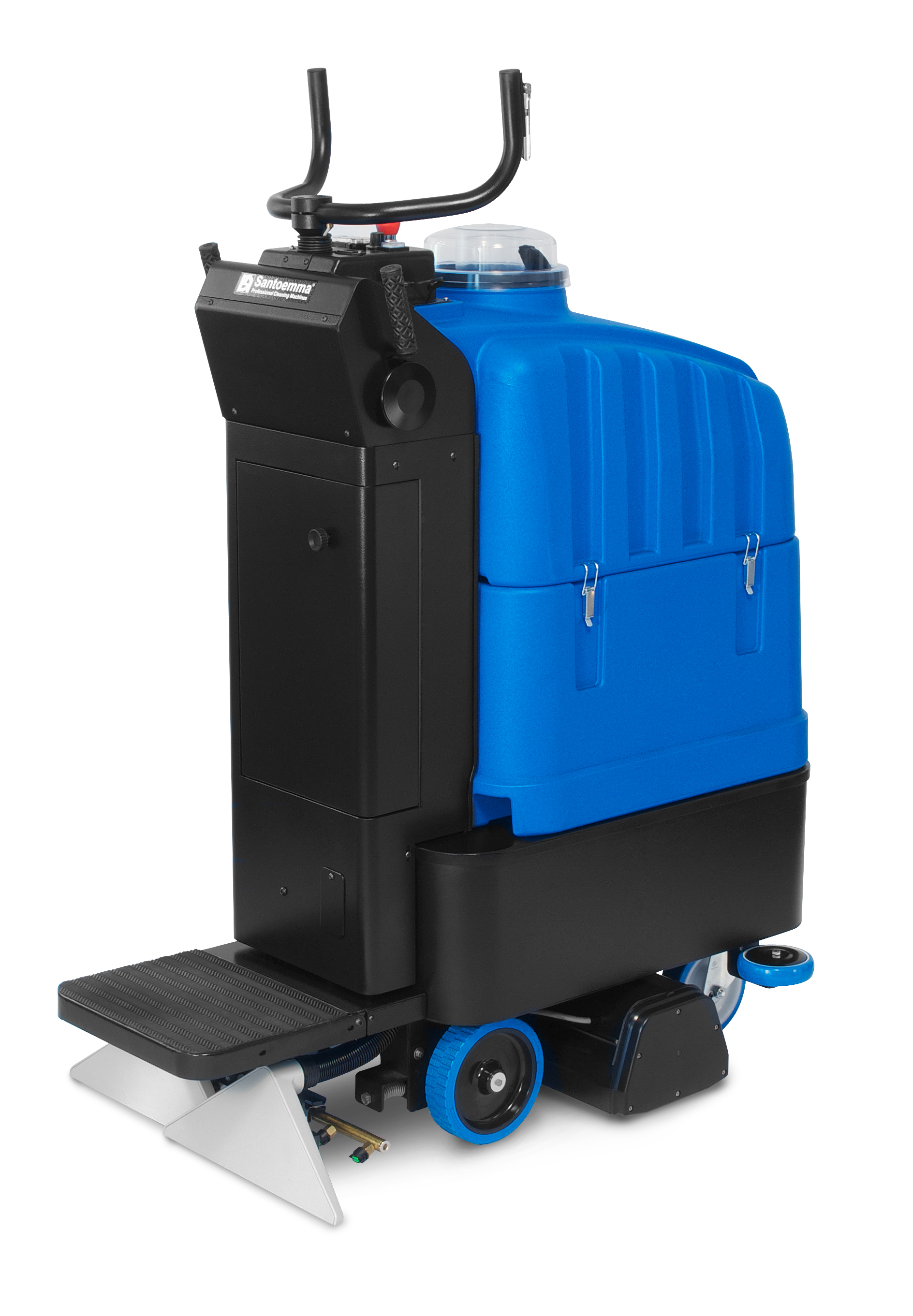 NIKITA Kompakter batteriebetriebener Teppichreinigungsmaschine, mit Bediener an Bord, 70 Liter, mit 2 gegenläufig rotierenden Bürsten - Bild 4