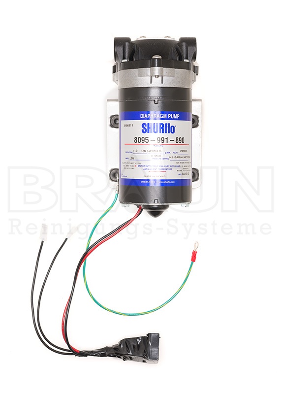 Druckpumpe DE-643 inkl. Gleichrichter 80 W, 9,3 bar, 4,5 l/min.