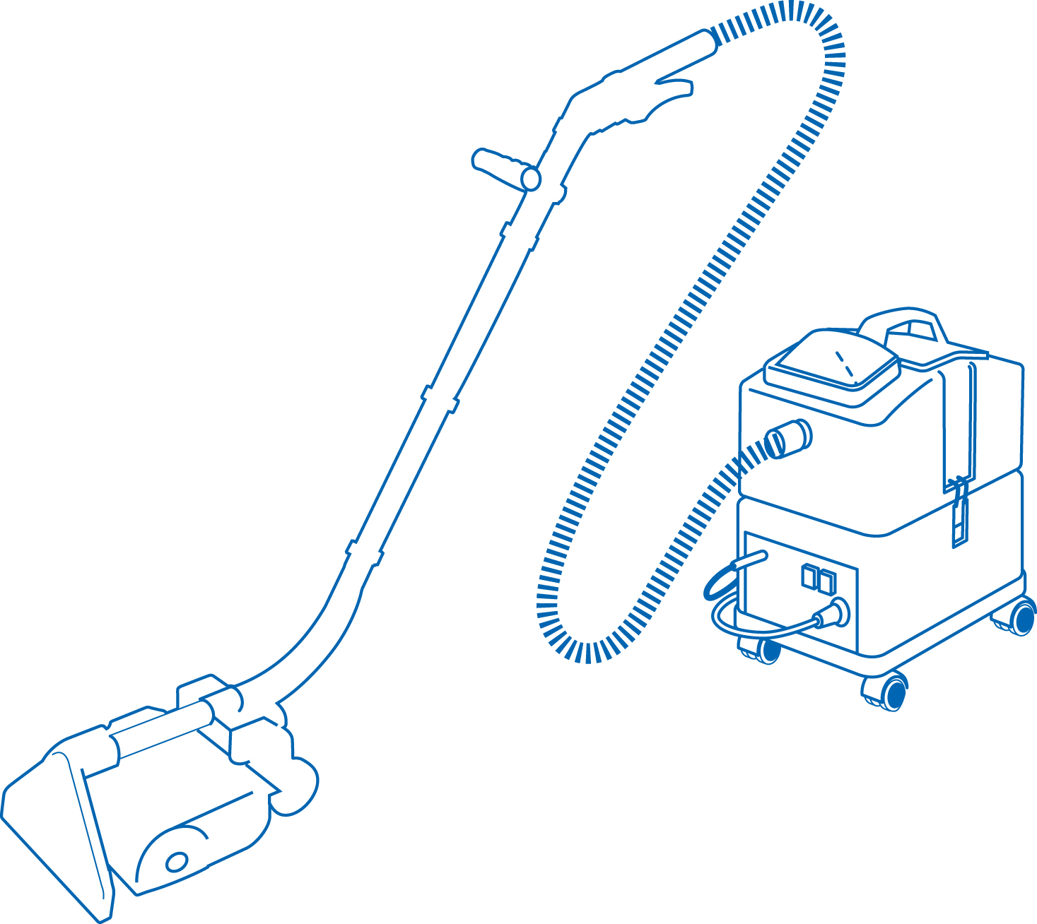 NS270BRUSH Power-Bürste zur Sprühextraktionsreinigung und Schaumreinigung mit rotierender Bürste - Bild 2