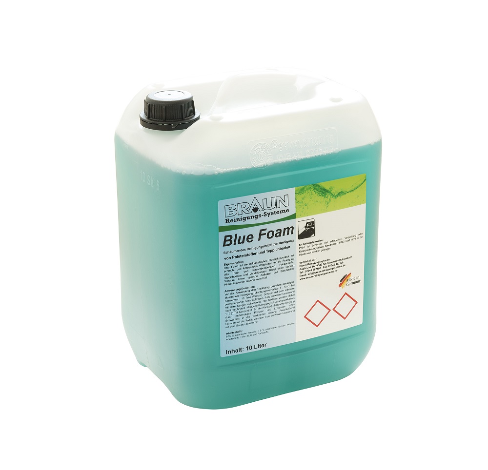 Spezielles Reinigungsmittel für Polsterstoffe und Teppichböden, 10 Liter Kanister