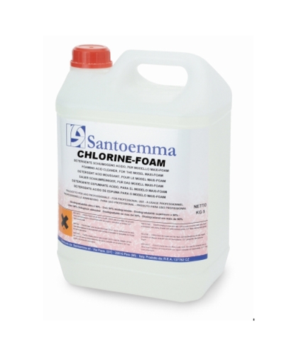 CHLORINE-FOAM, Spezielles alkalisches, chloroaktives4, schäumendes Reinigungsmittel,