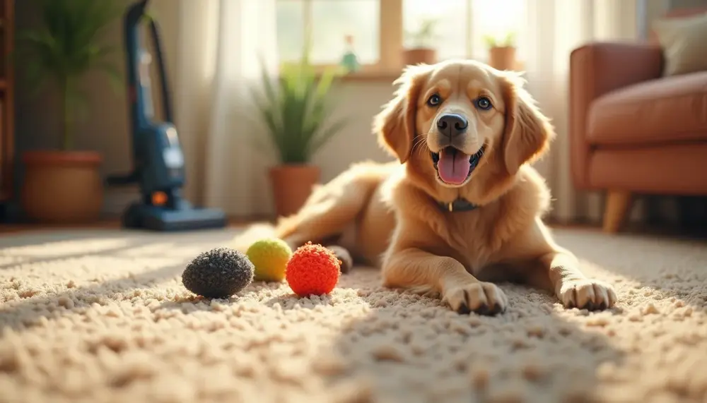 Teppich reinigen von Hundehaaren: Tipps für Tierliebhaber